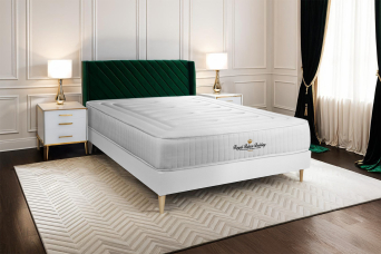 Matelas 150x190 cm Ressorts ensachés et Mémoire de forme - Lancaster
