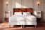 Ensemble Matelas Sommier 160x200 cm - 2 Sommiers Blanc - Lancaster