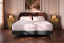 Ensemble Matelas Sommier 140x200 cm - Sommier Noir (déjà monté) - Nottingham
