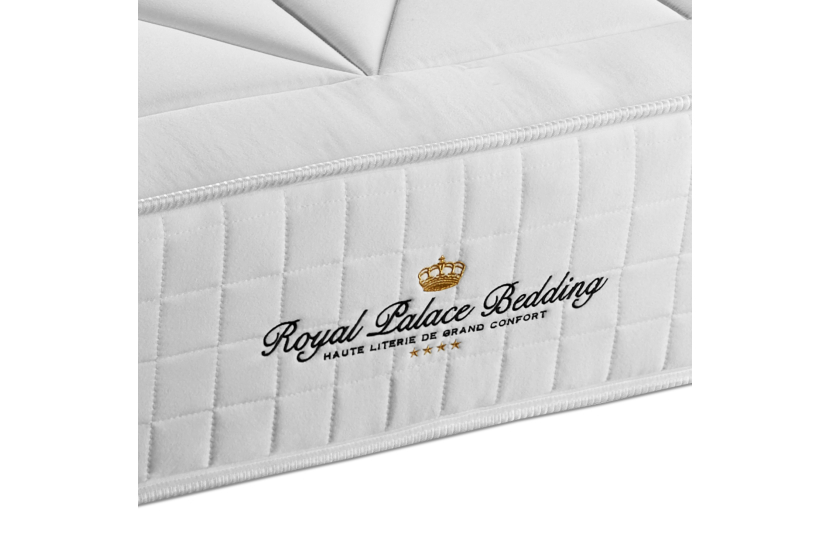 Ensemble Matelas Sommier 160x200 cm - Sommier Beige Clair (déjà monté) - Windsor