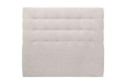 Tête de lit 180 cm Capitonnée - Tissu Toile Natté Beige Clair