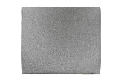 Tête de lit 160 cm Tapissée - Tissu Bouclette Gris