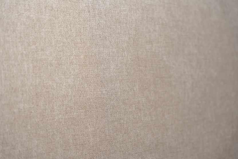 Tête de lit 200 cm Tapissée - Tissu Toile Natté Beige Brun