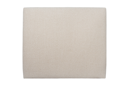 Tête de lit 140 cm Tapissée - Tissu Bouclette Beige Clair