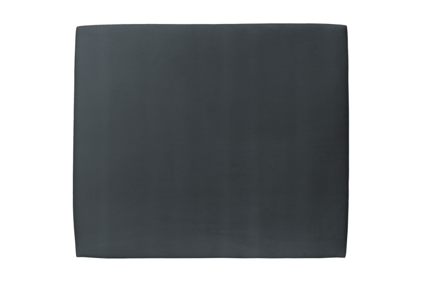 Tête de lit 140 cm Tapissée - Tissu Velours Gris Anthracite
