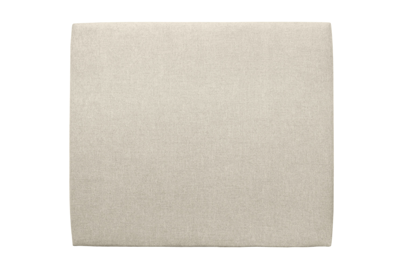 Tête de lit 150 cm Tapissée - Tissu Toile Natté Beige Clair