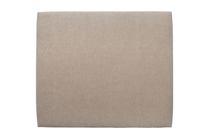 Tête de lit 180 cm Tapissée - Tissu Toile Natté Beige Brun