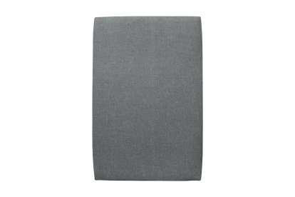 Tête de lit 90 cm Tapissée - Tissu Toile Natté Gris Anthracite