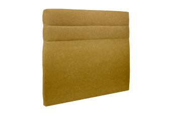 Tête de lit 180 cm Lignes - Tissu Toile Natté Jaune