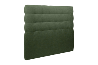 Tête de lit 150 cm Capitonnée - Tissu Toile Natté Vert Kaki