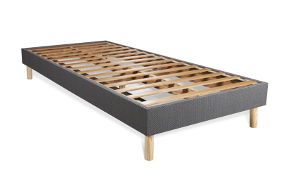 Sommier Tapissier à Lattes 90x190 cm - En kit à monter soi-même