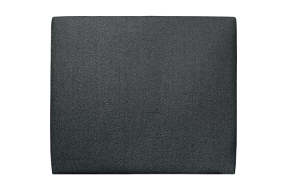 Tête de lit 160 cm Tapissée - Tissu Bouclette Noir
