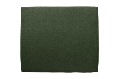 Tête de lit 135 cm Tapissée - Tissu Toile Natté Vert Kaki