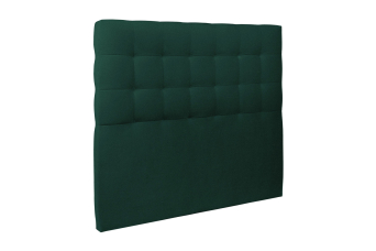 Tête de lit 200 cm Capitonnée - Tissu Velours Vert