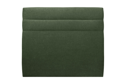 Tête de lit 180 cm Lignes - Tissu Toile Natté Vert Kaki