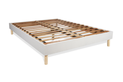 Sommier Tapissier à Lattes 140x190 cm - En kit à monter soi-même