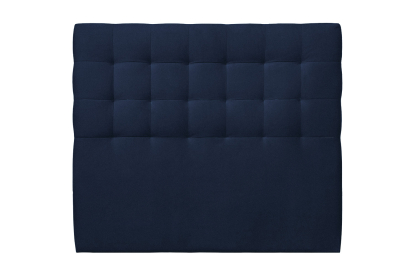 Tête de lit 200 cm Capitonnée - Tissu Velours Bleu Ocean