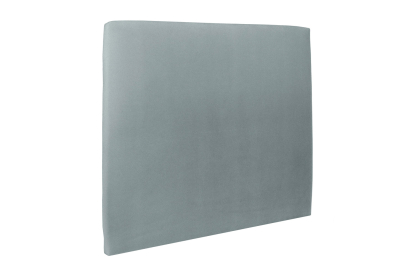 Tête de lit 150 cm Tapissée - Tissu Velours Gris Bleute