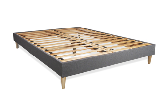 Sommier Tapissier à Lattes 160x200 cm - En kit à monter soi-même