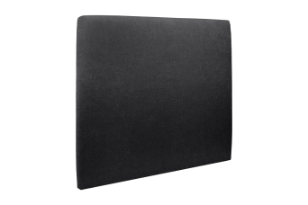 Tête de lit 135 cm Tapissée - Tissu Toile Natté Noir