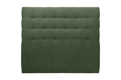 Tête de lit 140 cm Capitonnée - Tissu Toile Natté Vert Kaki