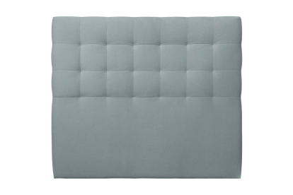Tête de lit 180 cm Capitonnée - Tissu Velours Gris Bleute