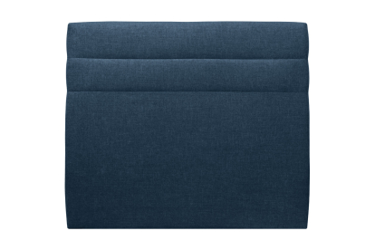 Tête de lit 200 cm Lignes - Tissu Toile Natté Bleu Ocean