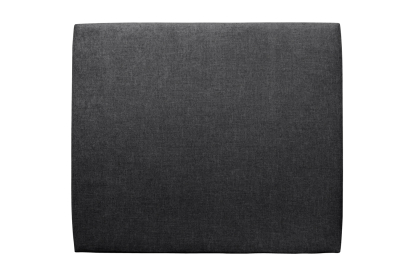 Tête de lit 160 cm Tapissée - Tissu Toile Natté Noir