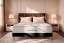 Ensemble Matelas Sommier 160x200 cm - Sommier Noir (en kit) - George V