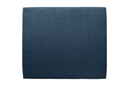 Tête de lit 160 cm Tapissée - Tissu Toile Natté Bleu Ocean