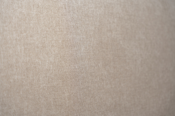 Lit 160x200 cm - Sommier tapissier H29 cm + tête de lit tapissée - Tissu Toile natté Beige Brun