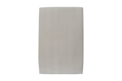 Lit 90x190 cm - Sommier à lattes H29 cm + tête de lit tapissée - Tissu Velours Gris Clair