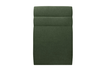 Tête de lit 90 cm Lignes - Tissu Toile Natté Vert Kaki