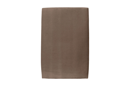 Lit 90x190 cm - Sommier tapissier H35 cm + tête de lit tapissée - Tissu Velours Taupe