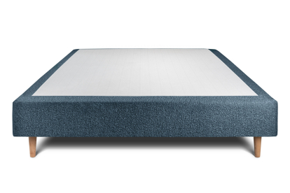 Sommier Tapissier 140x200 cm - H35 cm - Bouclette - Bleu