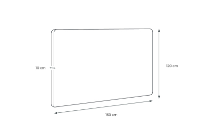 Tête de lit 160 cm Capitonnée - Tissu Velours Vert