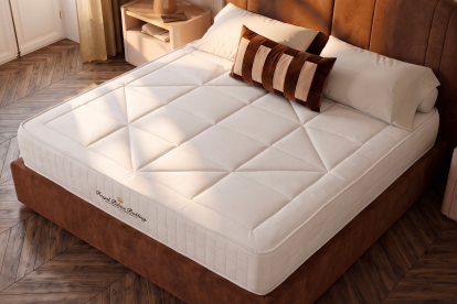 Matelas 140x190 cm Ressorts ensachés et Mémoire de forme - Windsor