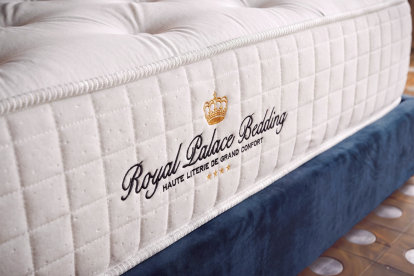 Ensemble Matelas Sommier 200x200 cm - Sommier Noir (en kit) - Buckingham