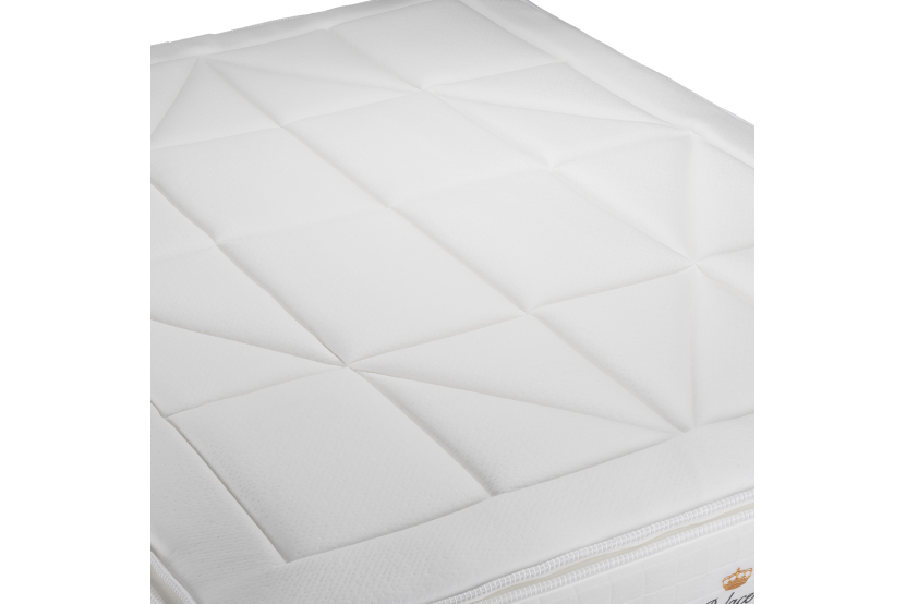 Ensemble Matelas Sommier 90x190 cm - Sommier Noir (déjà monté) - George V