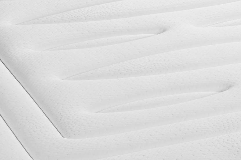 Ensemble Matelas Sommier 160x200 cm - Sommier Noir (déjà monté) - Nottingham