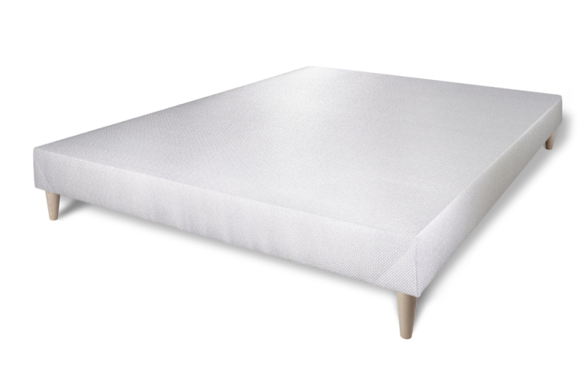 Ensemble Matelas Sommier 140x200 cm - Sommier Blanc (déjà monté) - Balmoral