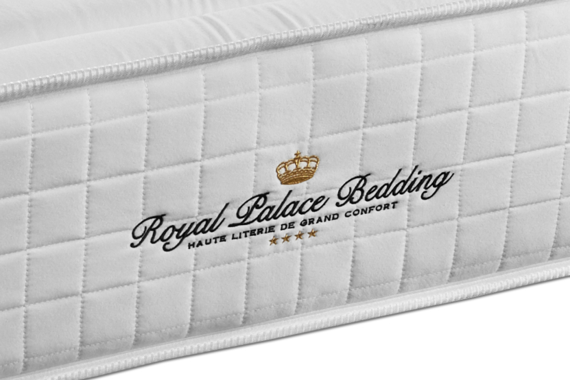 Ensemble Matelas Sommier 140x220 cm - Sommier Blanc (en kit) - Buckingham