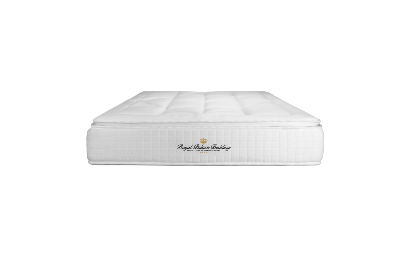 Ensemble Matelas Sommier 140x200 cm - Sommier Noir (déjà monté) - George V