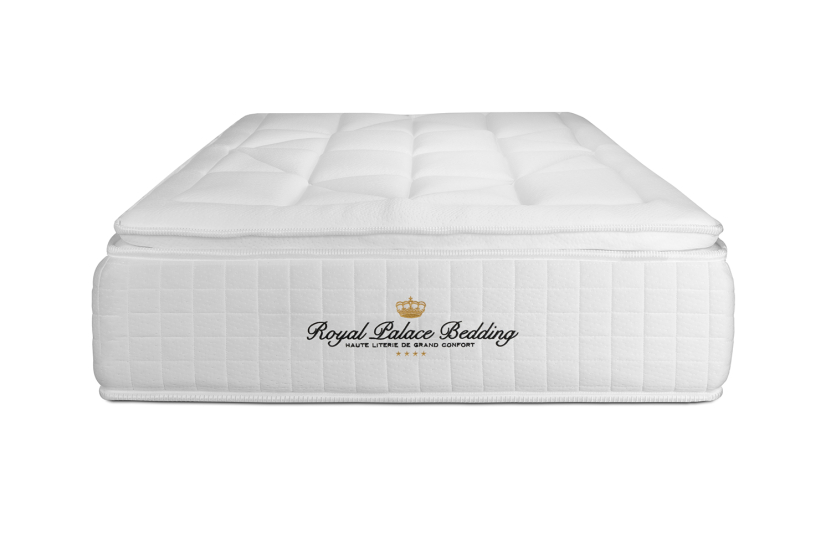 Ensemble Matelas Sommier 80x200 cm - Sommier Blanc (en kit) - George V