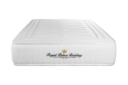 Ensemble Matelas Sommier 90x200 cm - Sommier Blanc (déjà monté) - Lancaster