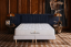 Ensemble Matelas Sommier 200x200 cm - Sommier Blanc (déjà monté) - Buckingham