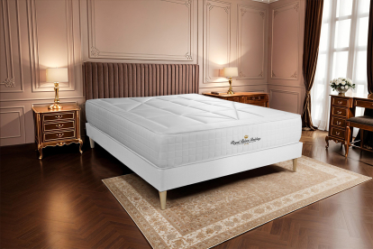 Matelas 135x220 cm Ressorts ensachés et Mémoire de forme - Windsor