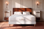 Ensemble Matelas Sommier 140x200 cm - Sommier Blanc (en kit) - Lancaster